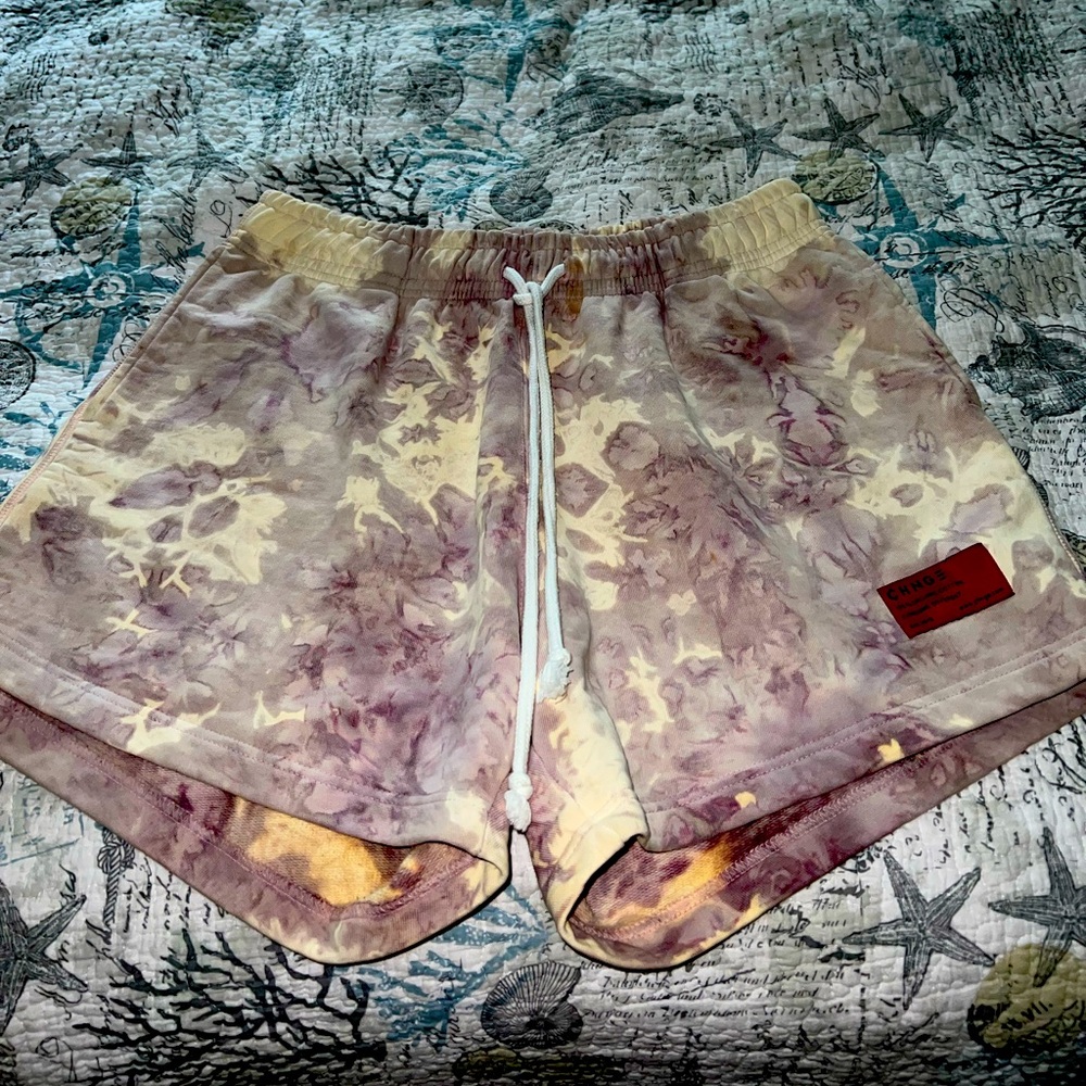 CHNGE Organic Cotton Tie Dye Mens Athletic Shorts Sz L